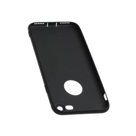 Apple İphone 7 Tıpalı Siyah Silikon Kılıf