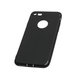 Apple İphone 7 Tıpalı Siyah Silikon Kılıf