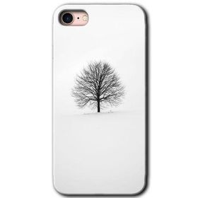 Apple iPhone 8 Alone Tree Baskılı Uyumlu Silikon Kılıf