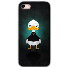 Apple iPhone 8 Angry Duck Baskılı Uyumlu Silikon Kılıf