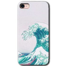 Apple iPhone 8 Dalga Baskılı Uyumlu Silikon Kılıf