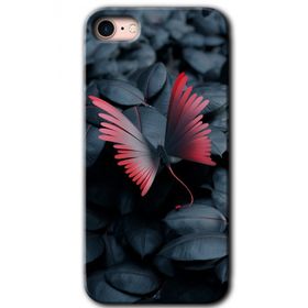 Apple iPhone 8 Dark Butterfly Baskılı Uyumlu Silikon Kılıf