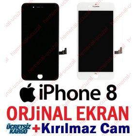 Apple iPhone 8 Dokunmatik Beyaz Servis Revize Lcd Ekran