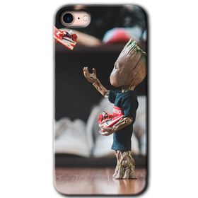 Apple iPhone 8 I am Groot Baskılı Uyumlu Silikon Kılıf