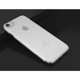 Apple iPhone 8 Kılıf Dört Köşeli Lazer Silikon Kapak