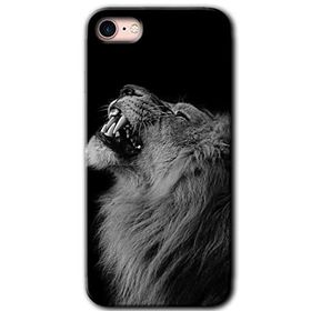 Apple iPhone 8 Lion Baskılı Uyumlu Silikon Kılıf