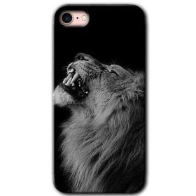 Apple iPhone 8 Lion Baskılı Uyumlu Silikon Kılıf