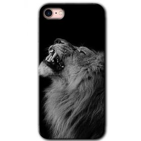 Apple iPhone 8 Lion Baskılı Uyumlu Silikon Kılıf