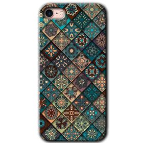 Apple iPhone 8 Mandala Desen Baskılı Uyumlu Silikon Kılıf