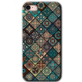 Apple iPhone 8 Mandala Desen Baskılı Uyumlu Silikon Kılıf