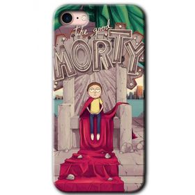Apple iPhone 8 Morty Baskılı Uyumlu Silikon Kılıf
