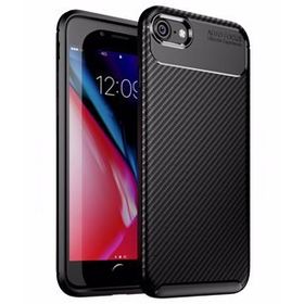 Apple Iphone 8 Negro Karbon-Siyah Silikon Kılıf