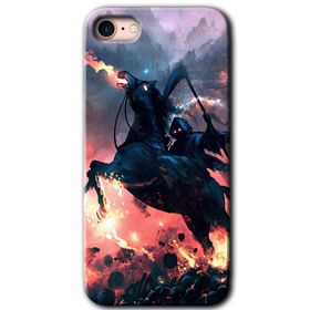 Apple iPhone 8 Samurai Girl Baskılı Uyumlu Silikon Kılıf