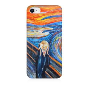 Apple İphone 8 Uyumlu Çığlık Baskılı Silikon Kılıf