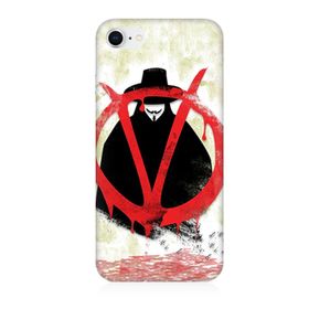 Apple iPhone 8 Uyumlu Vendetta Baskılı Silikon Kılıf