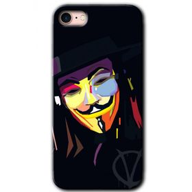 Apple iPhone 8 Uyumlu Vendetta Baskılı Silikon Kılıf