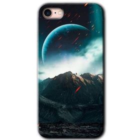 Apple iPhone 8 Uzay Gökyüzü Baskılı Uyumlu Silikon Kılıf