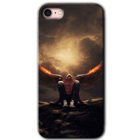 Apple iPhone 8 Wings of Power Baskılı Uyumlu Silikon Kılıf