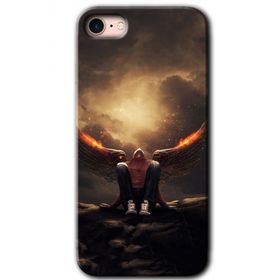 Apple iPhone 8 Wings of Power Baskılı Uyumlu Silikon Kılıf