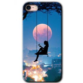 Apple iPhone 8 Yalnız Kadın Baskılı Uyumlu Silikon Kılıf