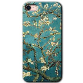 Apple iPhone SE 2020 Almond Blossom Baskılı Uyumlu Silikon Kılıf