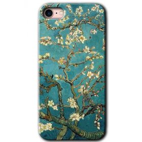 Apple iPhone SE 2020 Almond Blossom Baskılı Uyumlu Silikon Kılıf