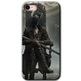 Apple iPhone SE 2020 Bloodborne Hunters Baskılı Uyumlu Silikon Kılıf