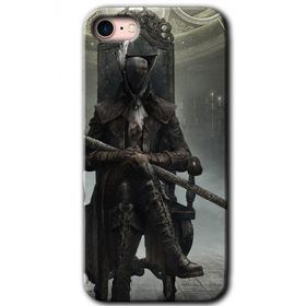 Apple iPhone SE 2020 Bloodborne Hunters Baskılı Uyumlu Silikon Kılıf