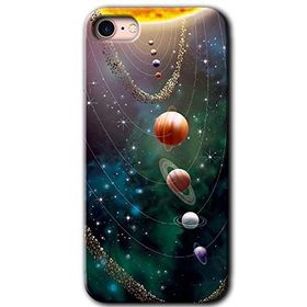 Apple iPhone SE 2020 Cosmos Baskılı Uyumlu Silikon Kılıf