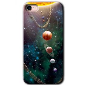 Apple iPhone SE 2020 Cosmos Baskılı Uyumlu Silikon Kılıf