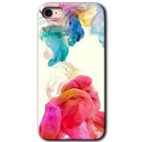 Apple iPhone SE 2020 Gökkuşağı Color Baskılı Uyumlu Silikon Kılıf