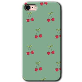 Apple iPhone SE 2020 Kiraz Berry Baskılı Uyumlu Silikon Kılıf