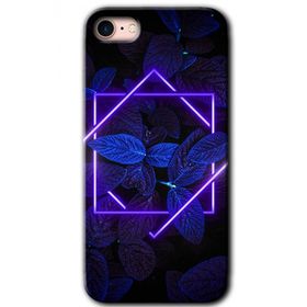 Apple iPhone SE 2020 Mekanik Yaprak 5 Baskılı Uyumlu Silikon Kılıf