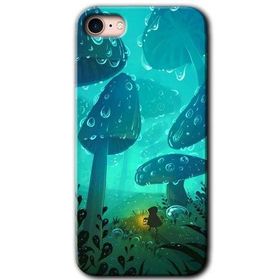 Apple iPhone SE 2020 Silhoutte Dropss Baskılı Uyumlu Silikon Kılıf
