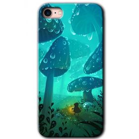 Apple iPhone SE 2020 Silhoutte Dropss Baskılı Uyumlu Silikon Kılıf