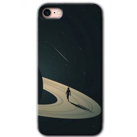 Apple iPhone SE 2020 Space Planet Baskılı Uyumlu Silikon Kılıf