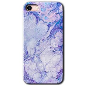 Apple iPhone SE 2020 Spots Lilac Baskılı Uyumlu Silikon Kılıf
