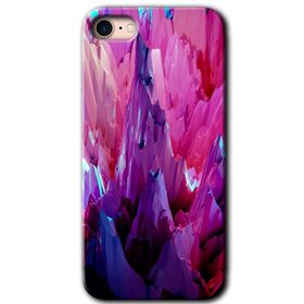 Apple iPhone SE 2020 Spots Lilac Baskılı Uyumlu Silikon Kılıf