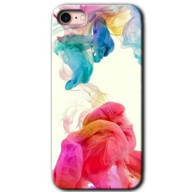 Apple iPhone SE 2020 Spots Lilac Baskılı Uyumlu Silikon Kılıf