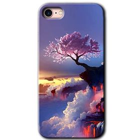 Apple iPhone SE 2020 Wash Red Wall Baskılı Uyumlu Silikon Kılıf