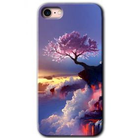 Apple iPhone SE 2020 Wash Red Wall Baskılı Uyumlu Silikon Kılıf