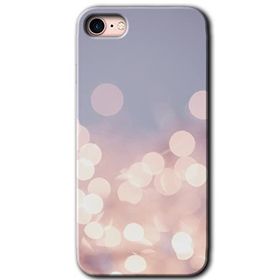 Apple iPhone SE 2022 Blur Lights Baskılı Uyumlu Silikon Kılıf