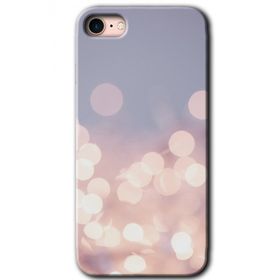 Apple iPhone SE 2022 Blur Lights Baskılı Uyumlu Silikon Kılıf