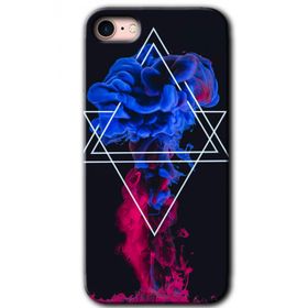 Apple iPhone SE 2022 Mekanik Duman 1 Baskılı Uyumlu Silikon Kılıf