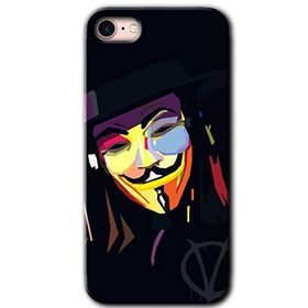 Apple iPhone SE 2022 Vendetta Baskılı Uyumlu Silikon Kılıf