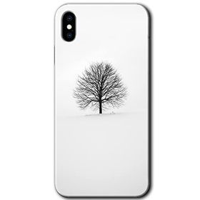 Apple iPhone X Alone Tree Baskılı Uyumlu Silikon Kılıf