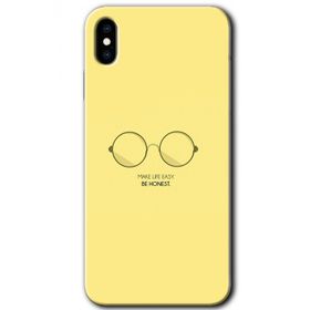 Apple iPhone X Be Honest Baskılı Uyumlu Silikon Kılıf