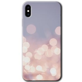 Apple iPhone X Blur Lights Baskılı Uyumlu Silikon Kılıf