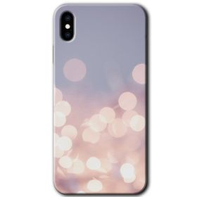 Apple iPhone X Blur Lights Baskılı Uyumlu Silikon Kılıf