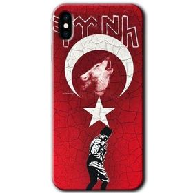 Apple iPhone X Bozkurt Atam Baskılı Uyumlu Silikon Kılıf